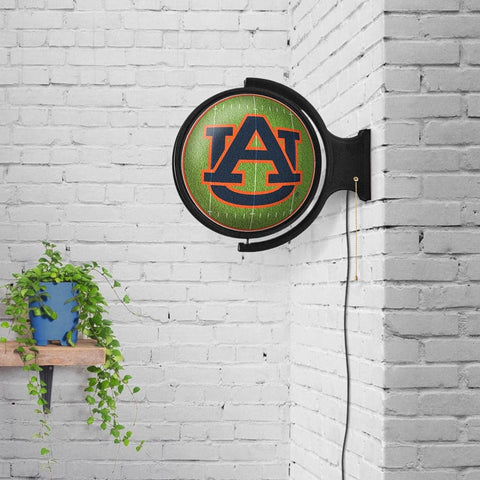 Auburn Tigers: On the 50 - Rotating Lighted Wall Sign - The Fan-Brand