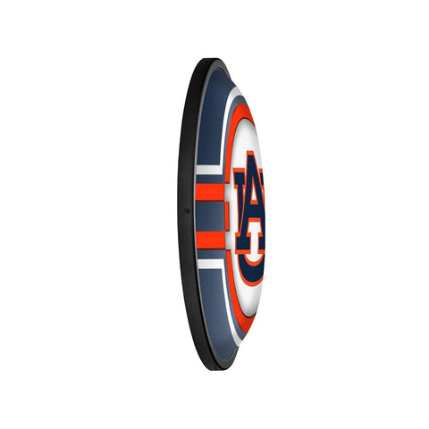 Auburn Tigers: Oval Slimline Lighted Wall Sign - The Fan-Brand