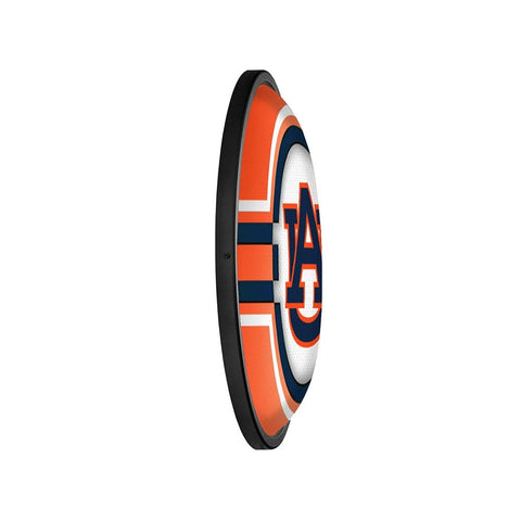 Auburn Tigers: Oval Slimline Lighted Wall Sign - The Fan-Brand