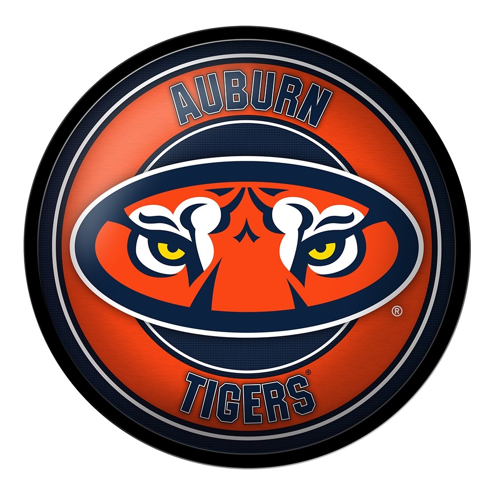 Auburn Tigers: Tiger Eyes - Modern Disc Wall Sign - The Fan-Brand