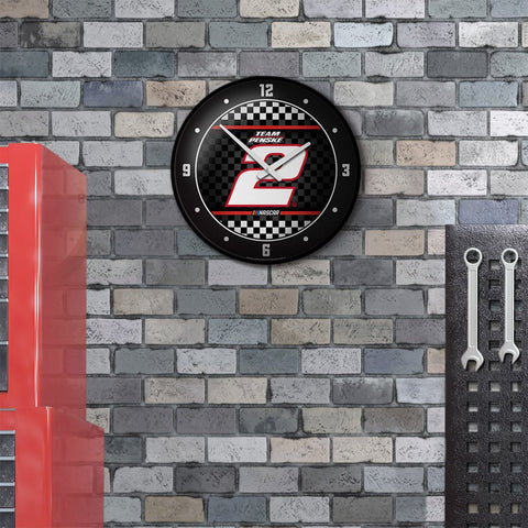 Austin Cindric: Checkered Flag - Modern Disc Wall Clock - The Fan-Brand
