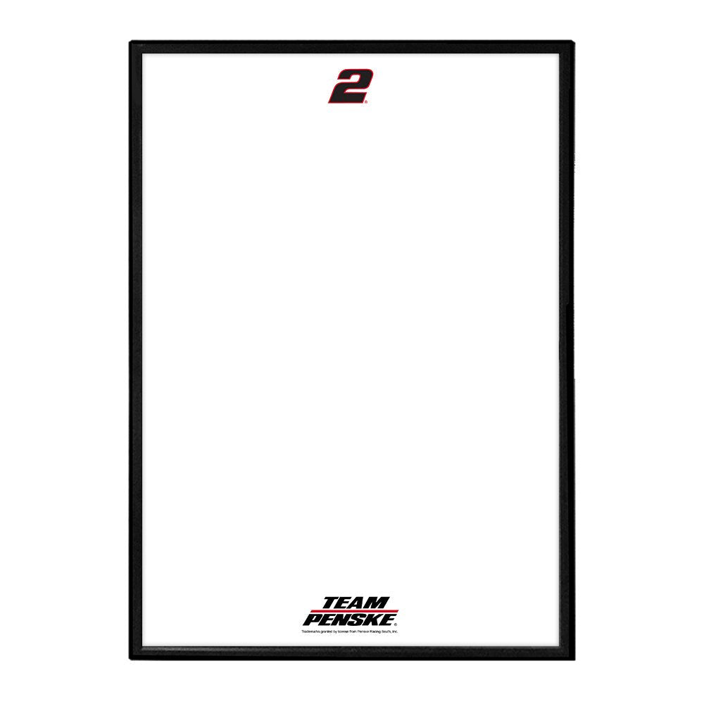 Austin Cindric: Framed Dry Erase Wall Sign - The Fan-Brand