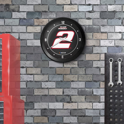 Austin Cindric: Ribbed Frame Wall Clock - The Fan-Brand