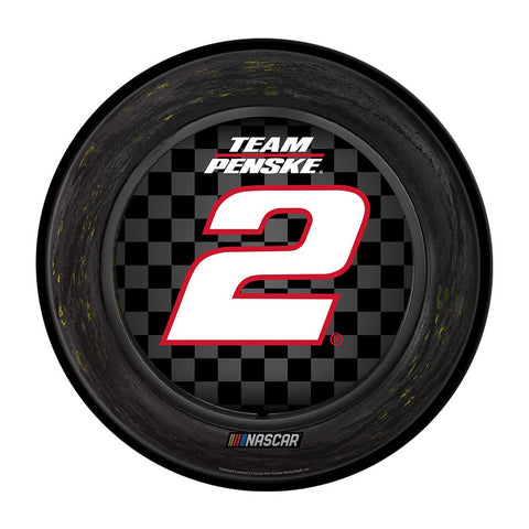 Austin Cindric: Tire Framed - Modern Disc Wall Sign - The Fan-Brand