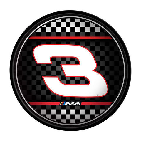 Austin Dillon: Checkered Flag - Modern Disc Wall Sign - The Fan-Brand