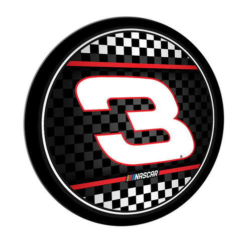 Austin Dillon: Checkered Flag - Modern Disc Wall Sign - The Fan-Brand