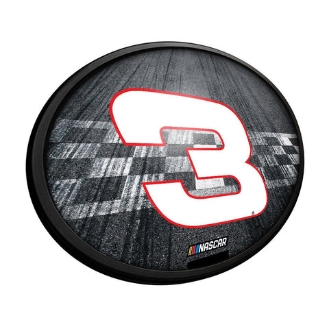 Austin Dillon: Finish Line - Oval Slimline Lighted Wall Sign - The Fan-Brand