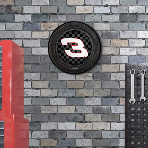 Austin Dillon: Tire Framed - Modern Disc Wall Sign - The Fan-Brand