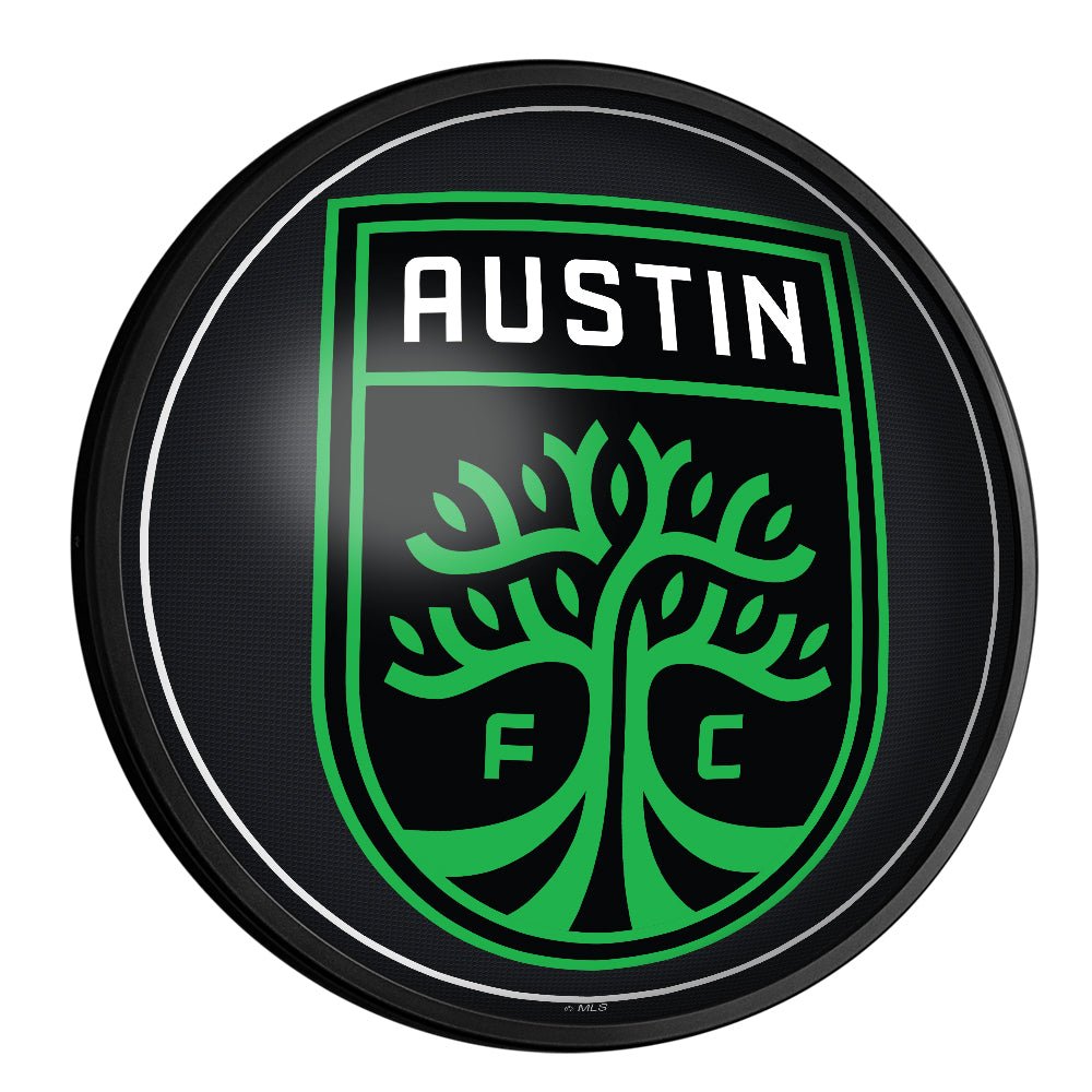 Austin FC: Round Slimline Lighted Wall Sign - The Fan-Brand