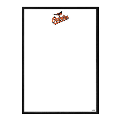 Baltimore Orioles: Framed Dry Erase Wall Sign - The Fan-Brand