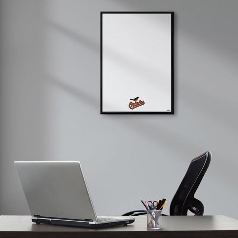 Baltimore Orioles: Framed Dry Erase Wall Sign - The Fan-Brand