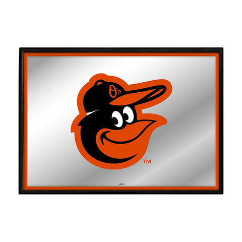 Baltimore Orioles: Framed Mirrored Wall Sign - The Fan-Brand