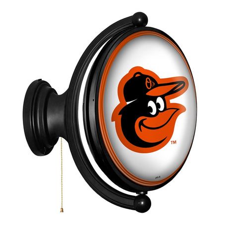 Baltimore Orioles: Original Oval Rotating Lighted Wall Sign - The Fan-Brand