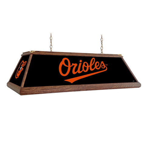Baltimore Orioles: Premium Wood Pool Table Light - The Fan-Brand
