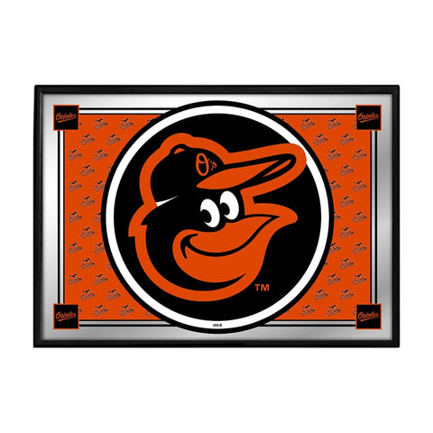 Baltimore Orioles: Team Spirit - Framed Mirrored Wall Sign - The Fan-Brand