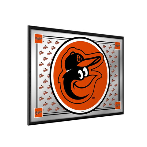 Baltimore Orioles: Team Spirit - Framed Mirrored Wall Sign - The Fan-Brand