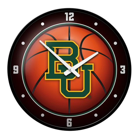 Baylor Bears: Basketball - Modern Disc Wall Clock - The Fan-Brand