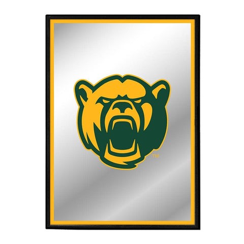 Baylor Bears: Bear - Framed Mirrored Wall Sign - The Fan-Brand