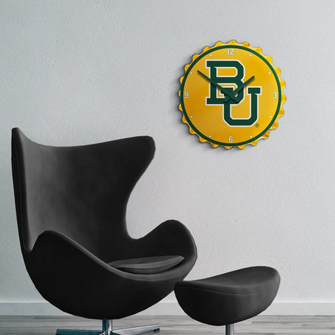 Baylor Bears: Bottle Cap Wall Clock - The Fan-Brand