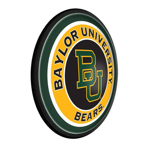Baylor Bears: Round Slimline Lighted Wall Sign - The Fan-Brand