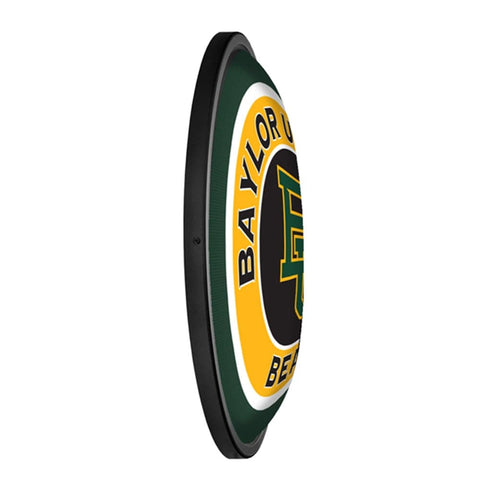 Baylor Bears: Round Slimline Lighted Wall Sign - The Fan-Brand
