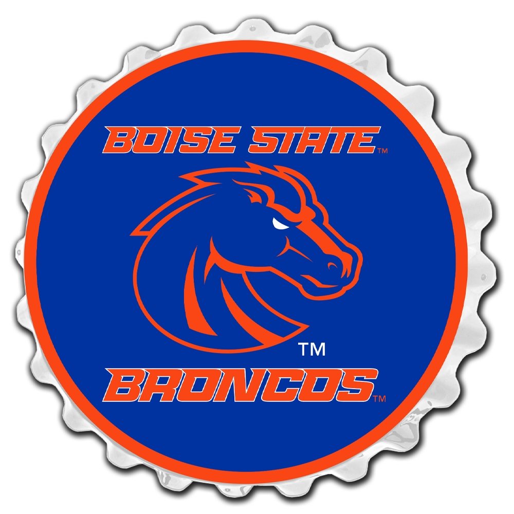 Boise State Broncos: Broncos - Bottle Cap Wall Sign - The Fan-Brand