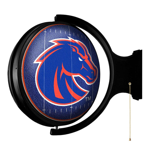 Boise State Broncos: On the 50 - Rotating Lighted Wall Sign - The Fan-Brand