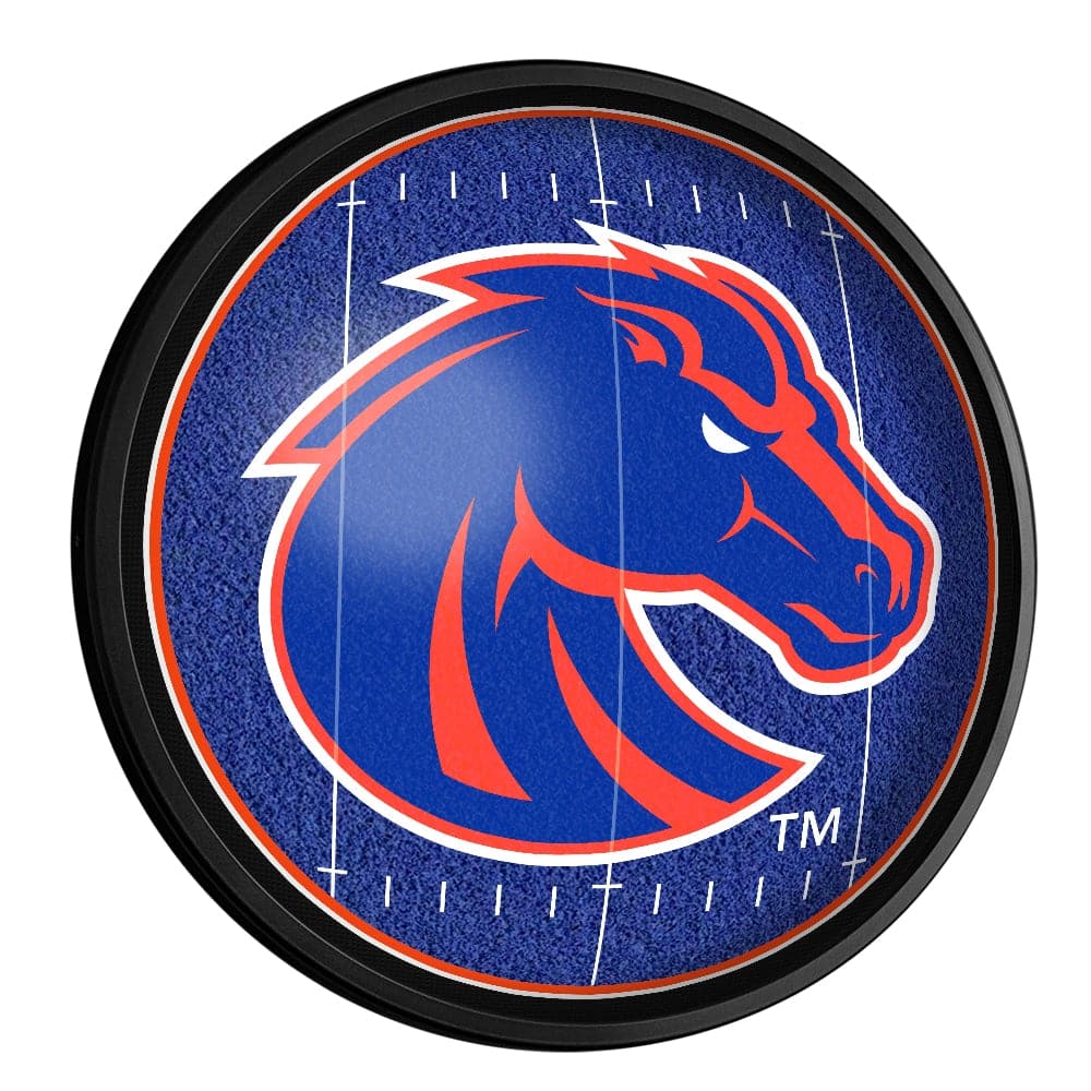 Boise State Broncos: On the 50 - Slimline Lighted Wall Sign Default Title