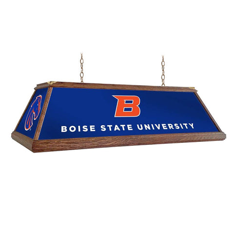 Boise State Broncos: Premium Wood Pool Table Light Default Title