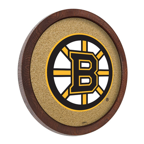 Boston Bruins: Barrel Top Cork Note Board - The Fan-Brand