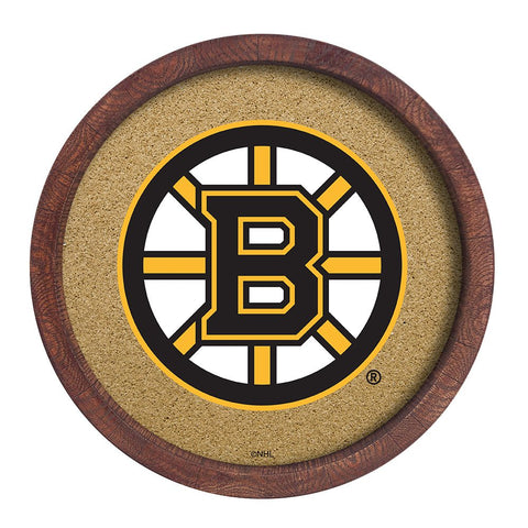 Boston Bruins: Barrel Top Cork Note Board - The Fan-Brand
