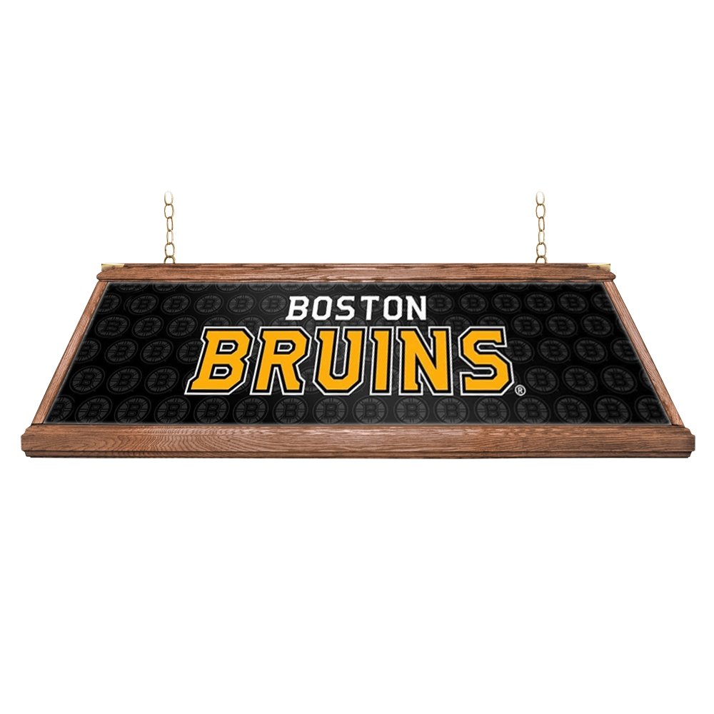 Boston Bruins: Premium Wood Pool Table Light - The Fan-Brand