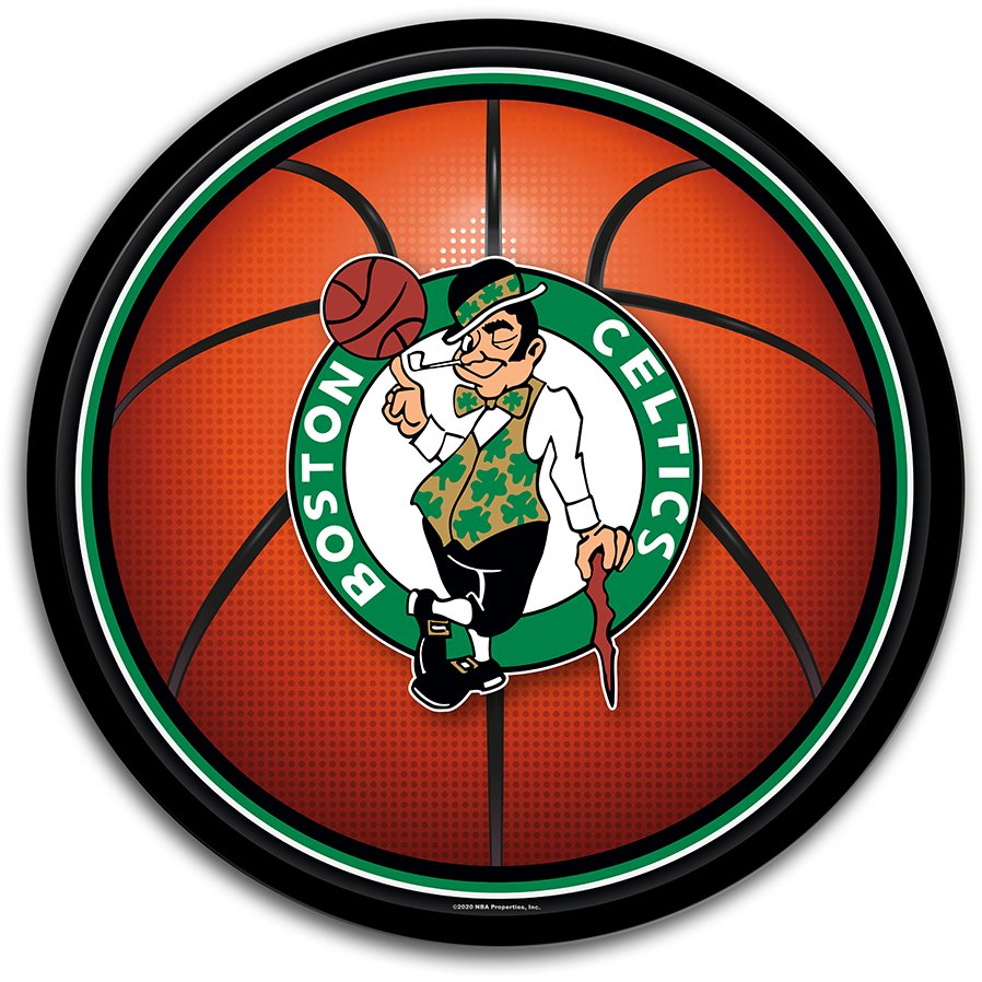 Boston Celtics: Basketball - Modern Disc Wall Sign - The Fan-Brand
