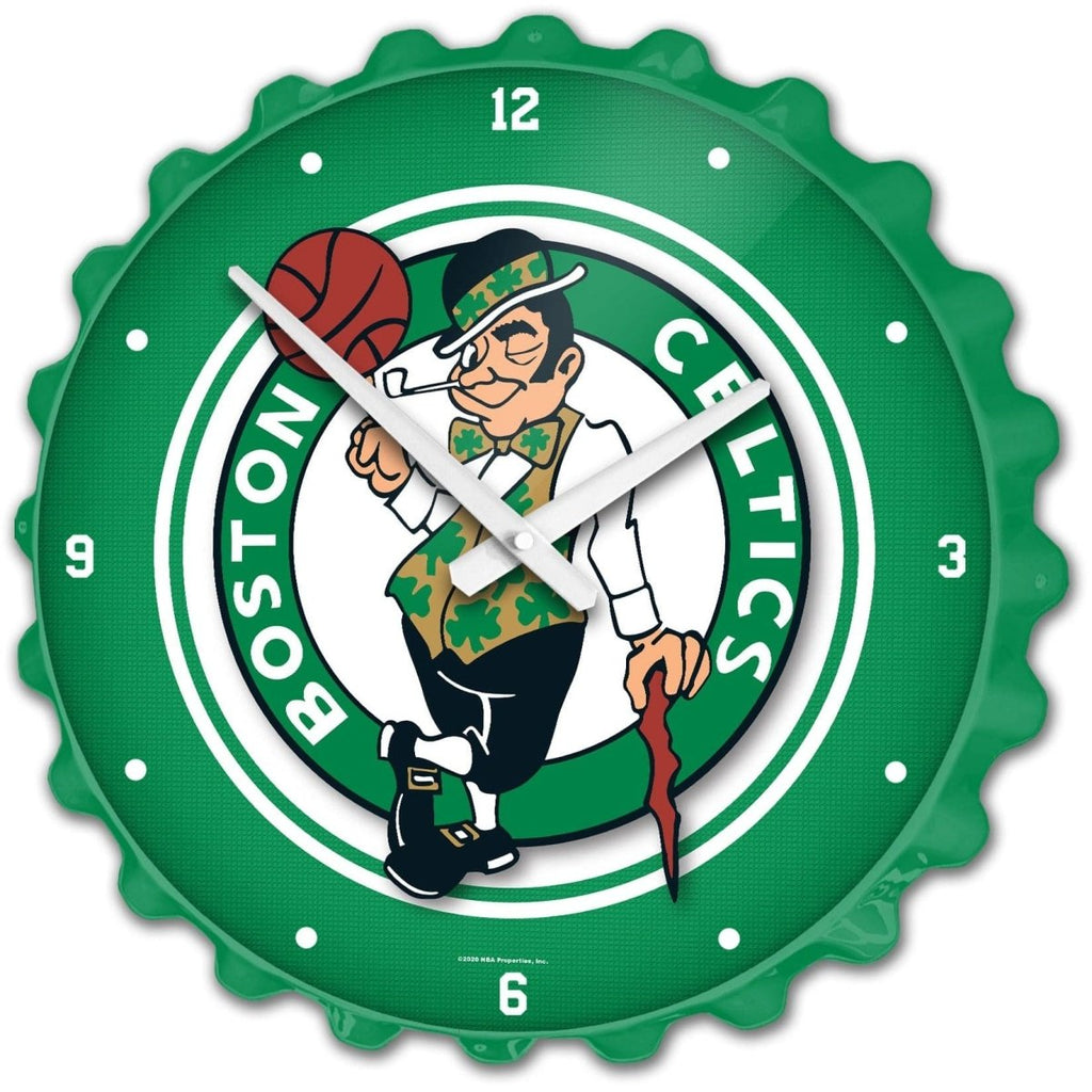 Boston Celtics: Bottle Cap Wall Clock - The Fan-Brand