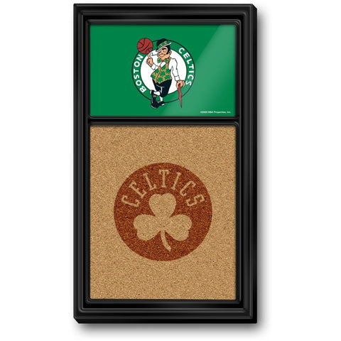 Boston Celtics: Dual Logo - Cork Note Board - The Fan-Brand