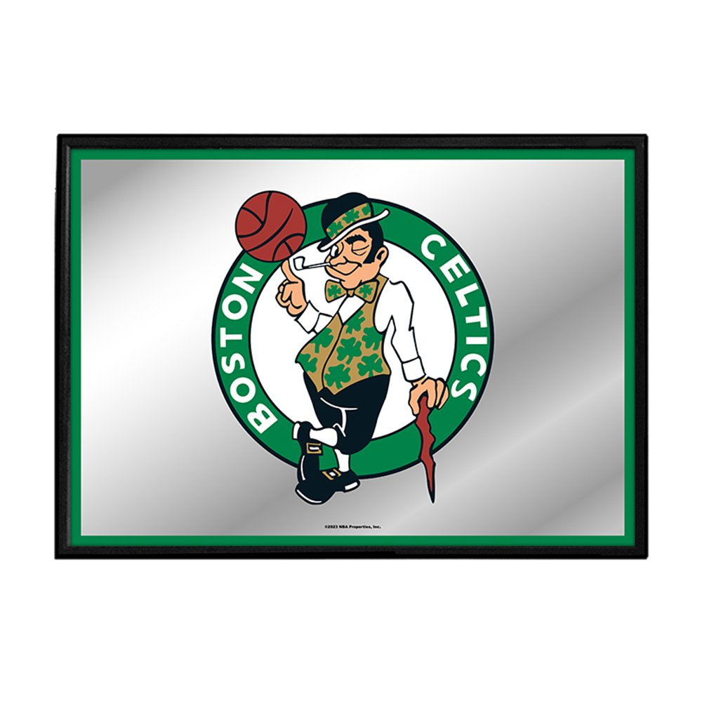 Boston Celtics: Framed Mirrored Wall Sign - The Fan-Brand