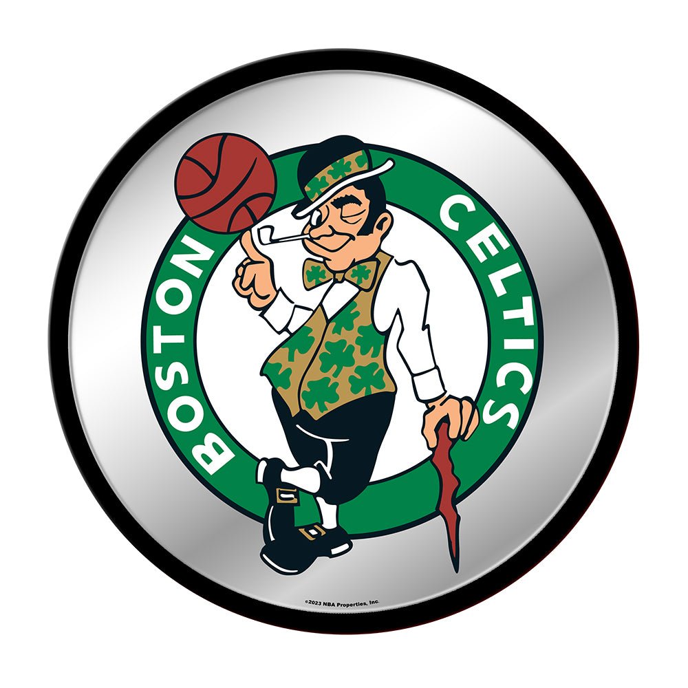 Boston Celtics: Modern Disc Mirrored Wall Sign - The Fan-Brand