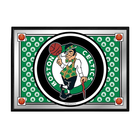 Boston Celtics: Team Spirit - Framed Mirrored Wall Sign - The Fan-Brand
