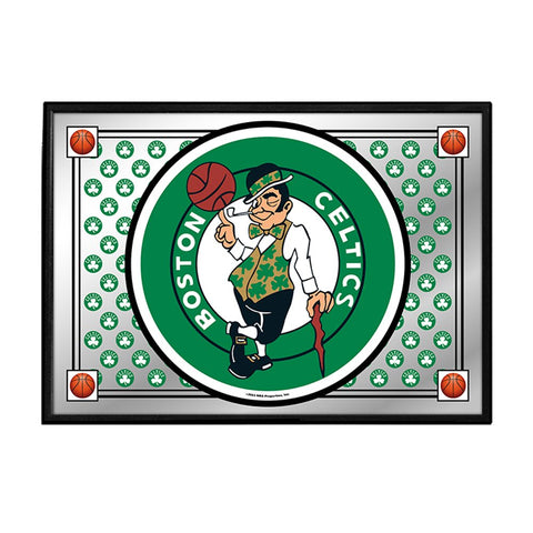 Boston Celtics: Team Spirit - Framed Mirrored Wall Sign - The Fan-Brand