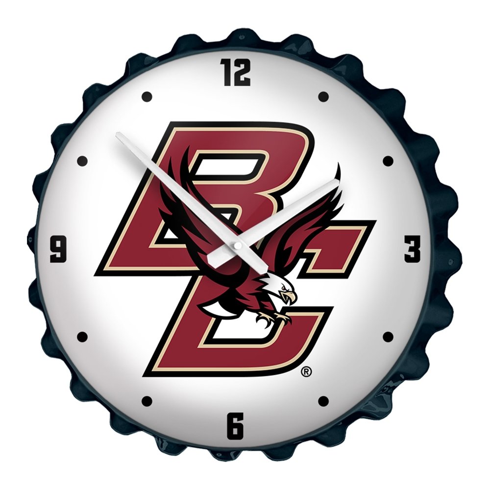 Boston College Eagles: BC - Bottle Cap Wall Clock Default Title