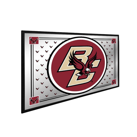 Boston College Eagles: BC, Team Spirit - Framed Mirrored Wall Sign Default Title