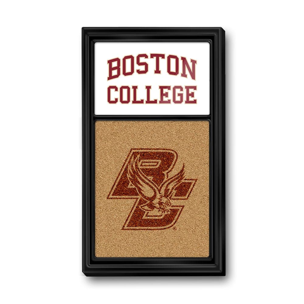 Boston College Eagles: Dual Logo - Cork Note Board Default Title