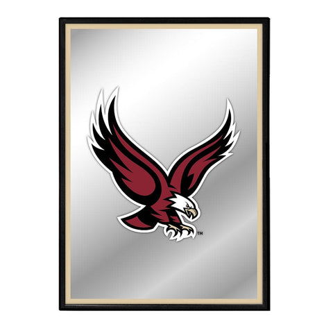 Boston College Eagles: Eagle - Framed Mirrored Wall Sign Gold Edge