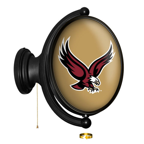 Boston College Eagles: Eagle - Original Oval Rotating Lighted Wall Sign Gold