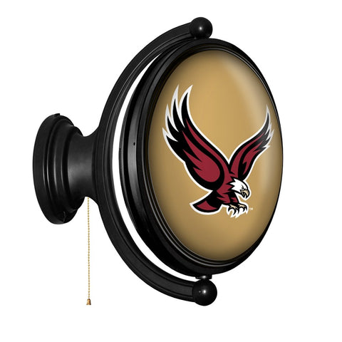 Boston College Eagles: Eagle - Original Oval Rotating Lighted Wall Sign Gold