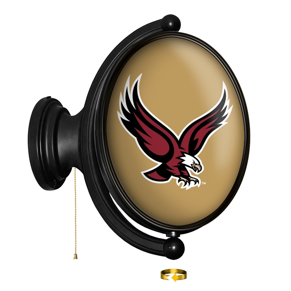 Boston College Eagles: Eagle - Original Oval Rotating Lighted Wall Sign - The Fan-Brand