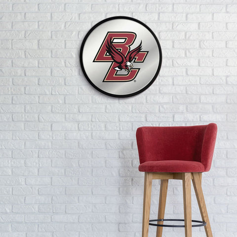 Boston College Eagles: Modern Disc Mirrored Wall Sign - The Fan-Brand