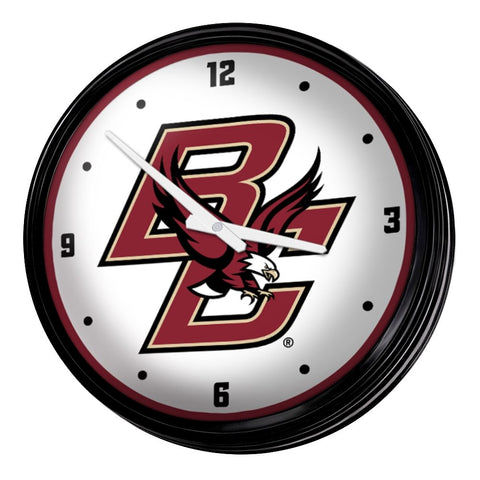 Boston College Eagles: Retro Lighted Wall Clock - The Fan-Brand