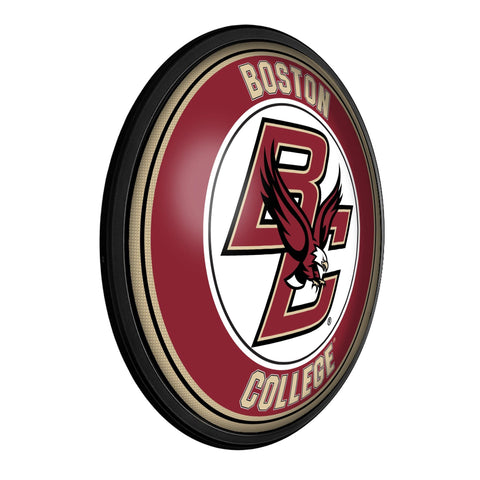 Boston College Eagles: Round Slimline Lighted Wall Sign - The Fan-Brand