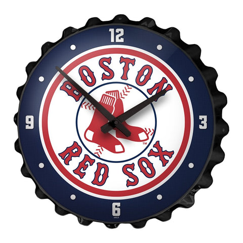 Boston Red Sox: Bottle Cap Wall Clock - The Fan-Brand